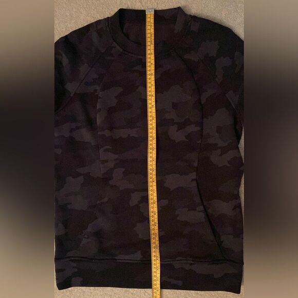 Lululemon Scuba crewneck sweatshirt Heritage 365 Camo Deep Coal Multi - Picture 9 of 9